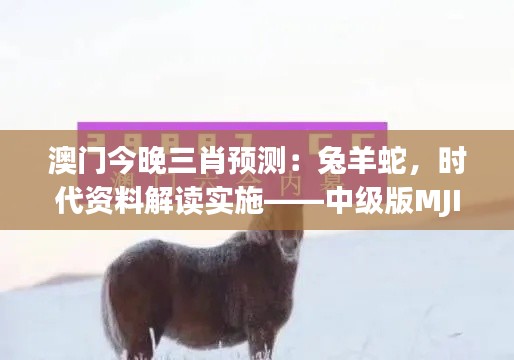 澳门今晚三肖预测：兔羊蛇，时代资料解读实施——中级版MJI732.58